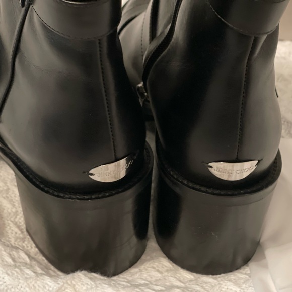 Jimmy Choo: Hank 65 boots : Black - Picture 8 of 14